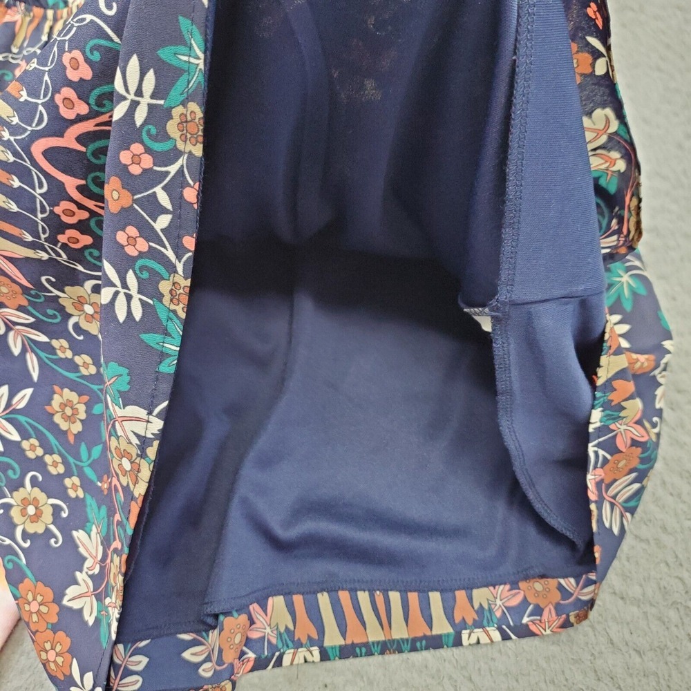 Wish Sheath Dress Womens Medium Multi Floral Lined Balloon Sleeve Keyhole Beck‎ - Picture 8 of 9